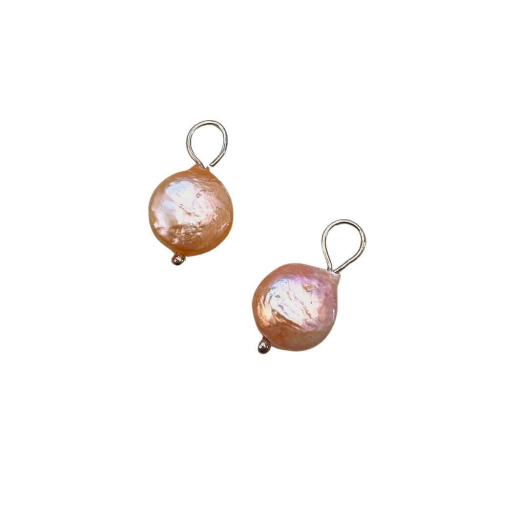 Pink Round Pearl Drop